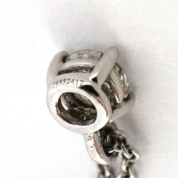 Tiffany necklace solitaire 1PD Pt950 platinum diamond ladies - Picture 6 of 8